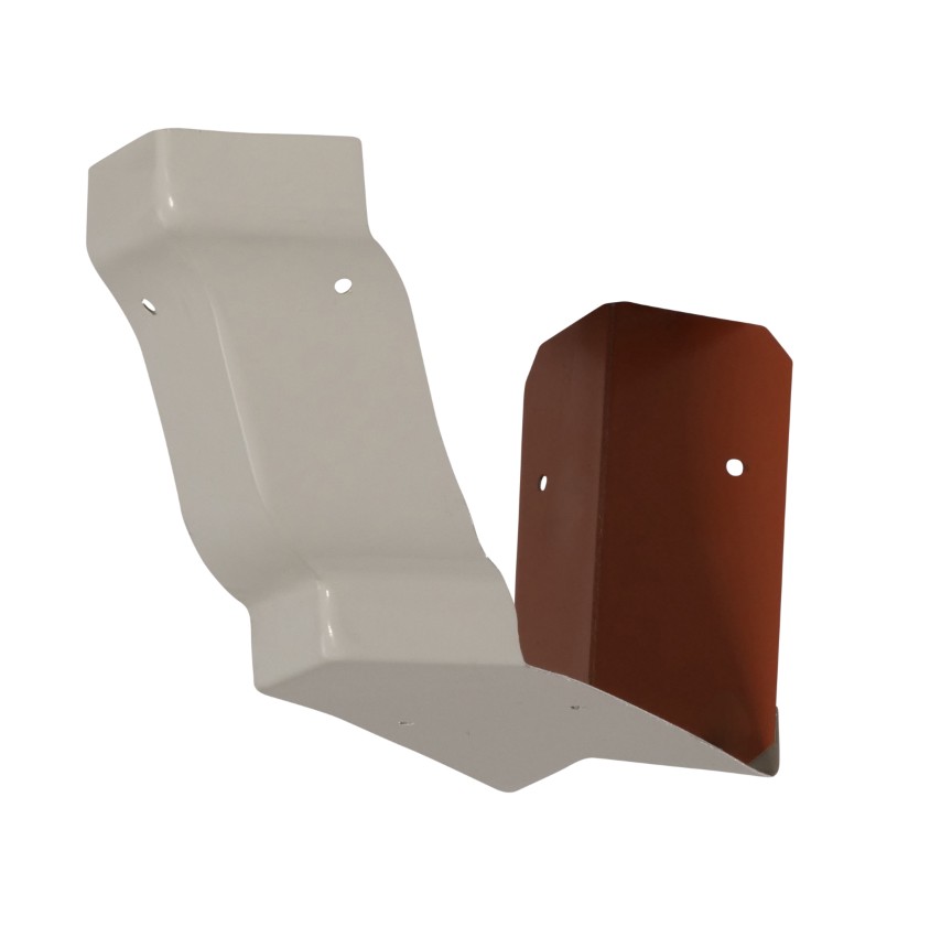Angle extérieur 90° gouttière aluminium corniche dev. 300