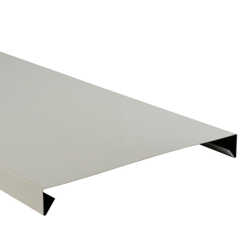 Couvertine aluminium épaisseur 10/10mm - longueur 3 mètres