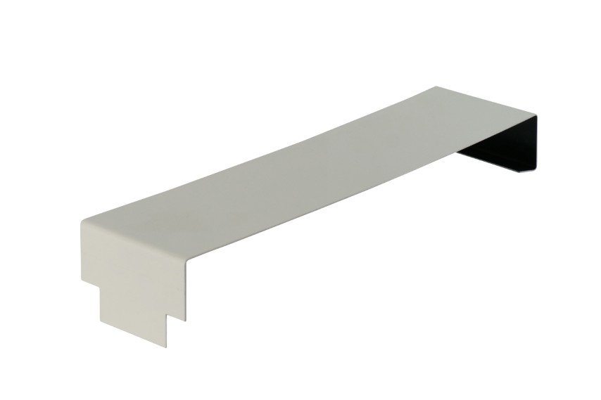 Raccord couvertine aluminium 10/10mm